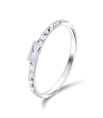 Stylish Designed Silver Ring NSR-4065